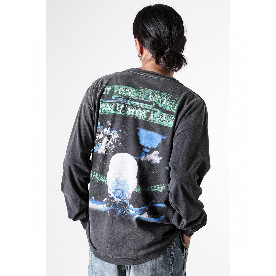 Saint Michael Sleeping Motoko Print Shirt &ndash; Image 1