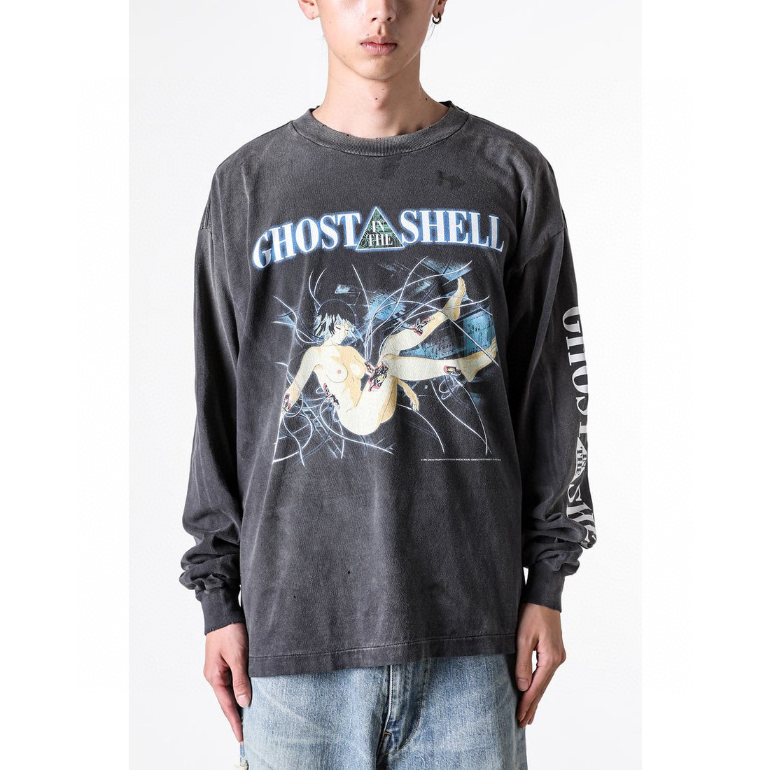 Saint Michael Sleeping Motoko Print Shirt &ndash; Image 4