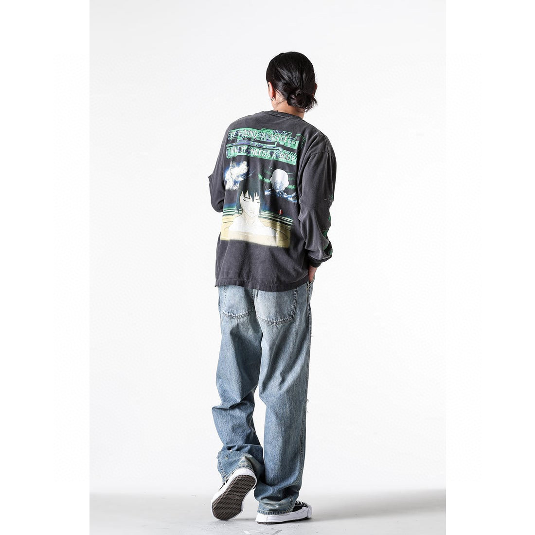 Saint Michael Motoko Bathtub Graphic Print Shirt &ndash; Image 1