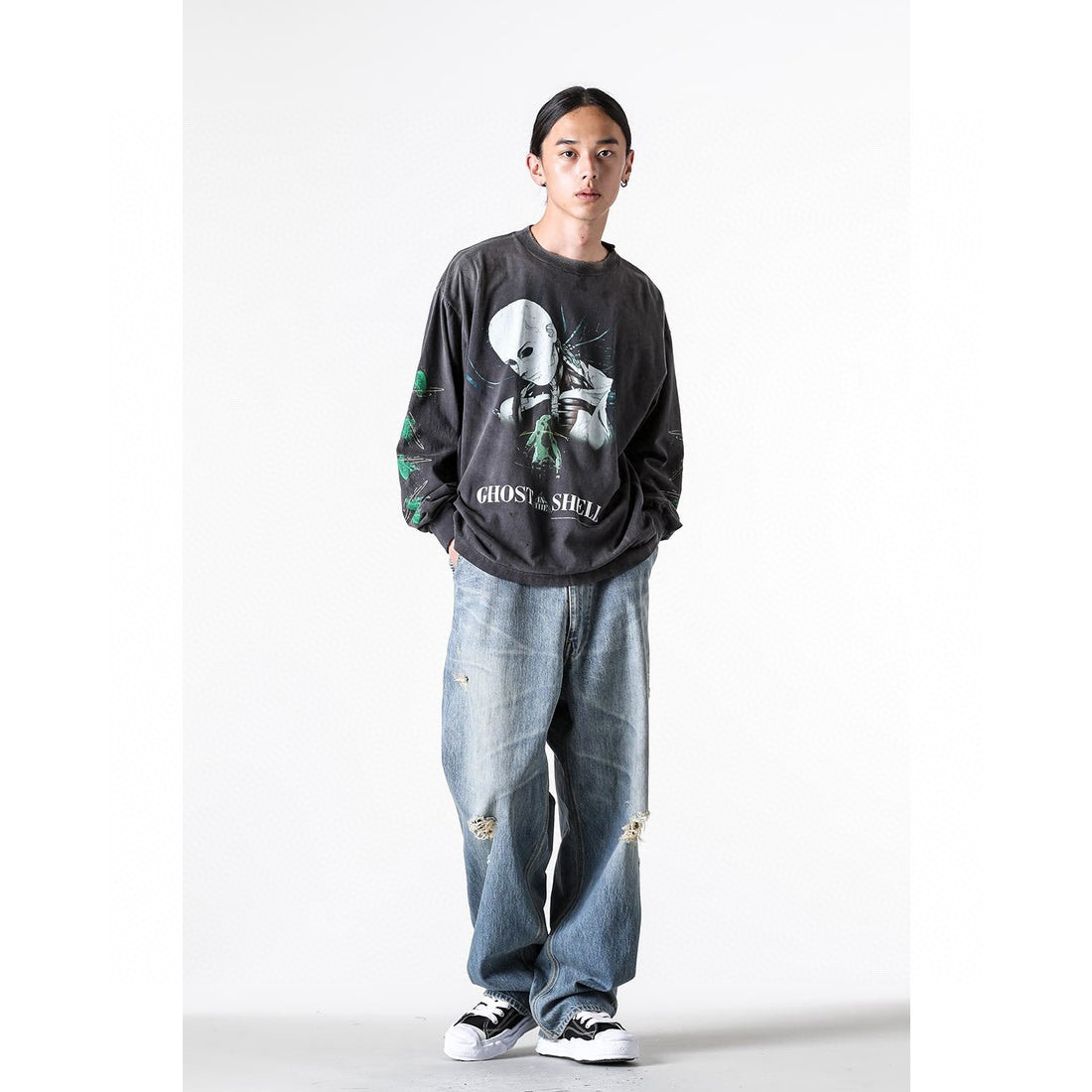 Saint Michael Motoko Bathtub Graphic Print Shirt &ndash; Image 3