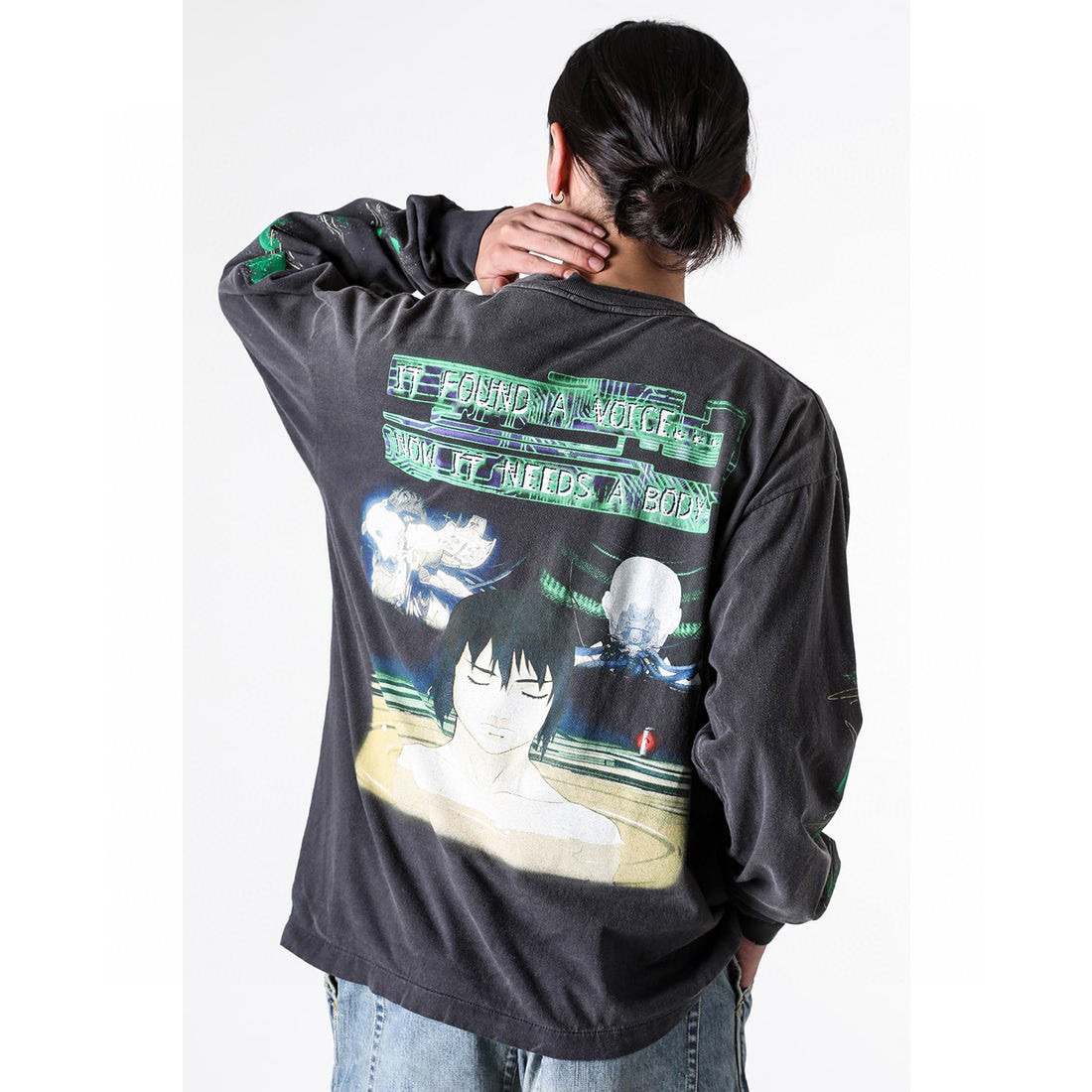 Saint Michael Motoko Bathtub Graphic Print Shirt &ndash; Image 6