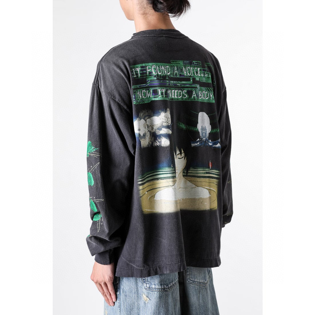 Saint Michael Motoko Bathtub Graphic Print Shirt &ndash; Image 8