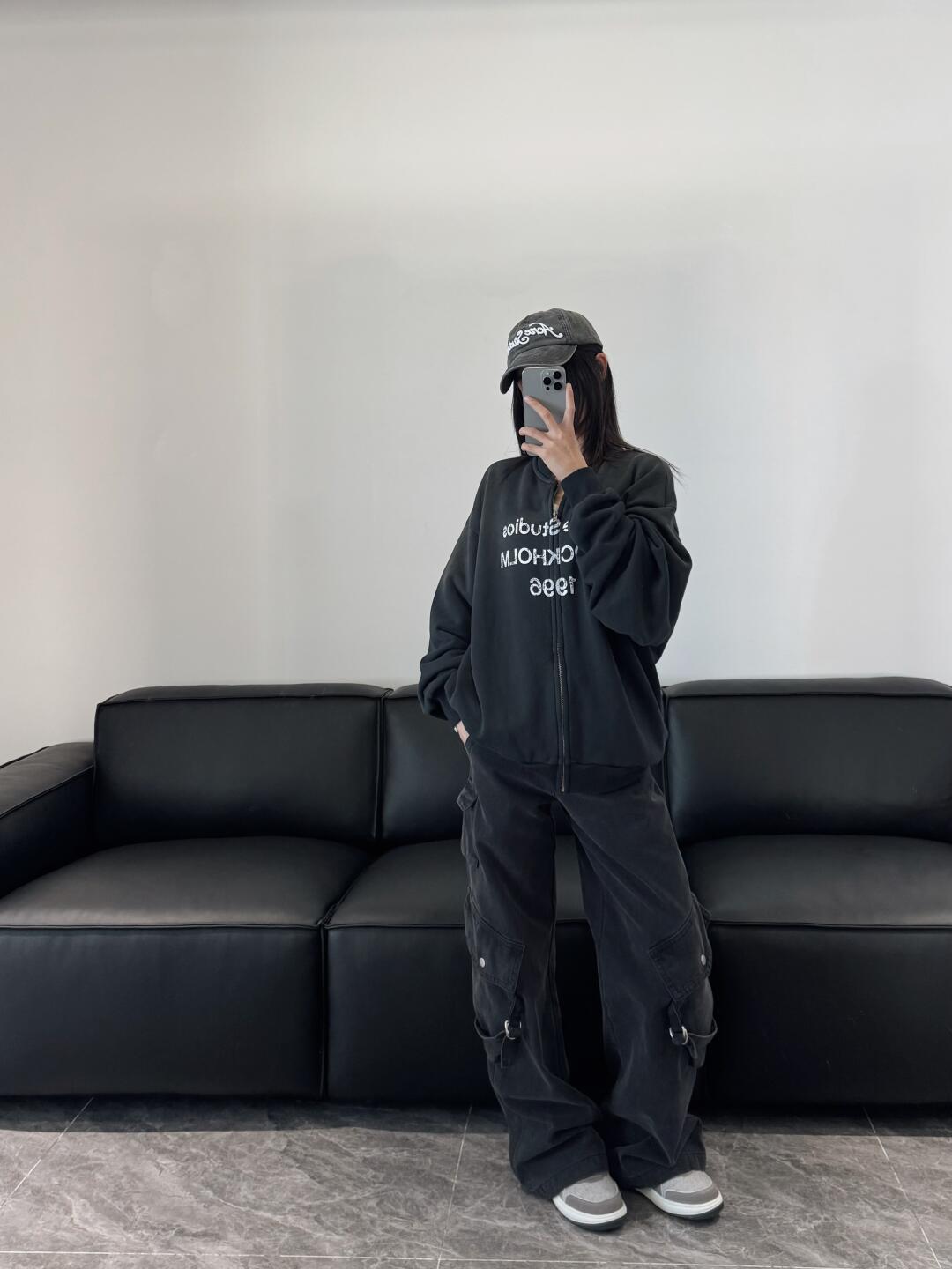 Acne Studios Front 1996 Distressed Lettering Jacket – Image 5 Acne Studios Front 1996 Distressed Lettering Jacket – Image 5