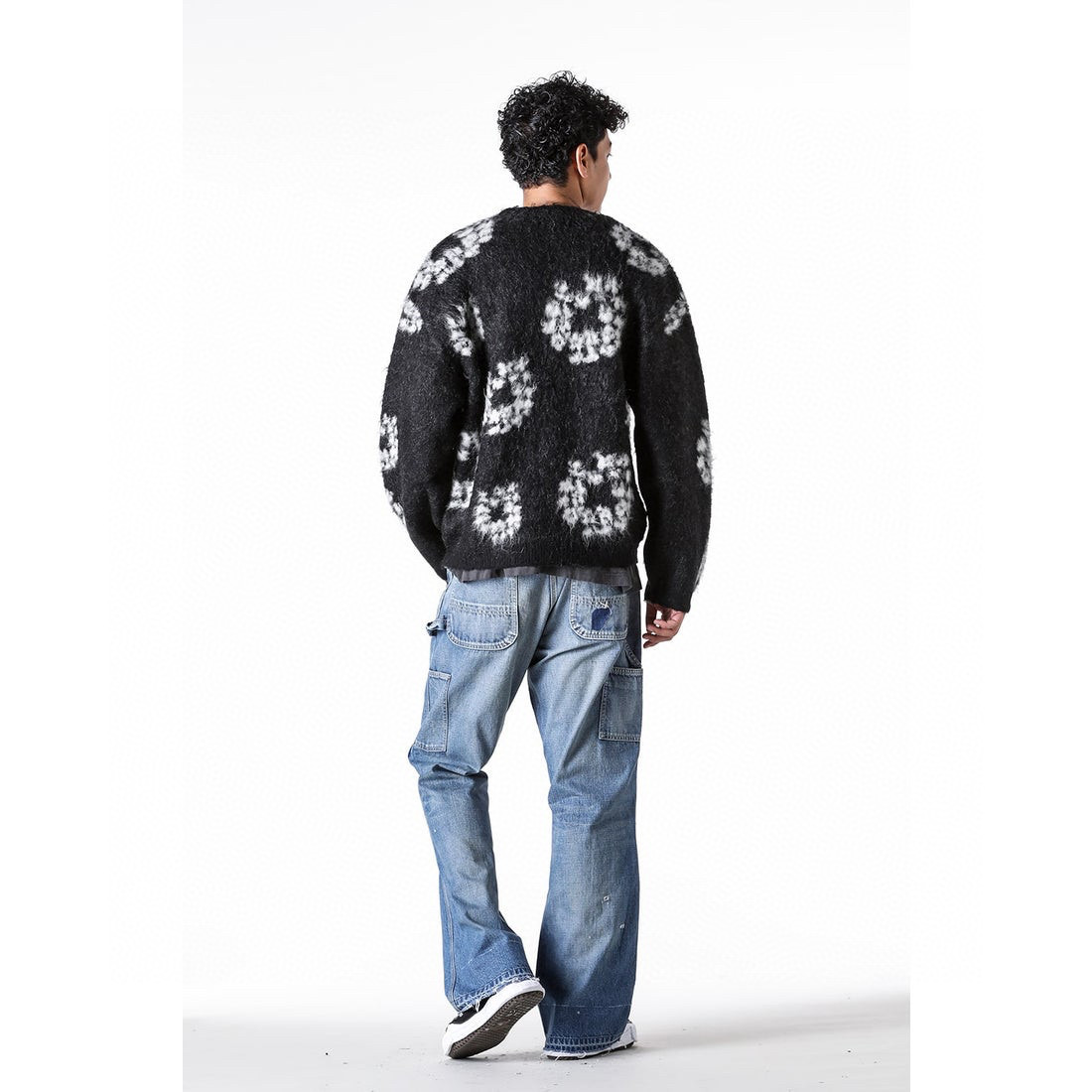 Saint Michael Cotton Pattern Cardigan Sweater &ndash; Image 4