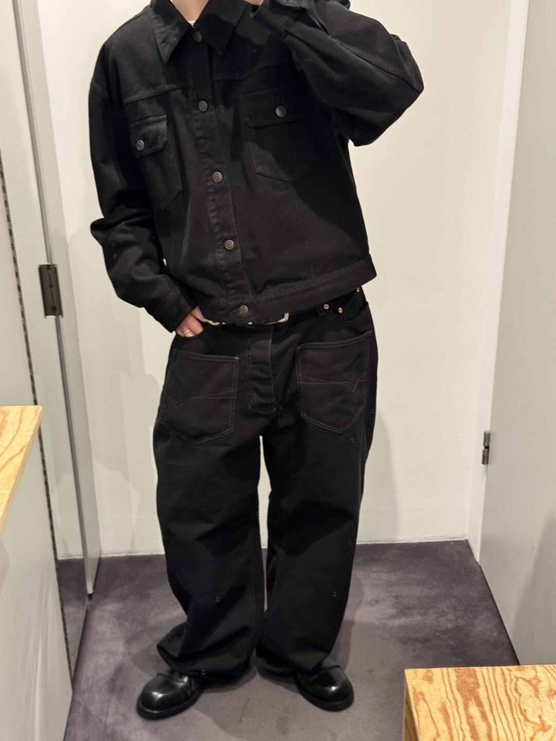 The Row Orson Black Denim Jacket – Image 5 The Row Orson Black Denim Jacket – Image 5