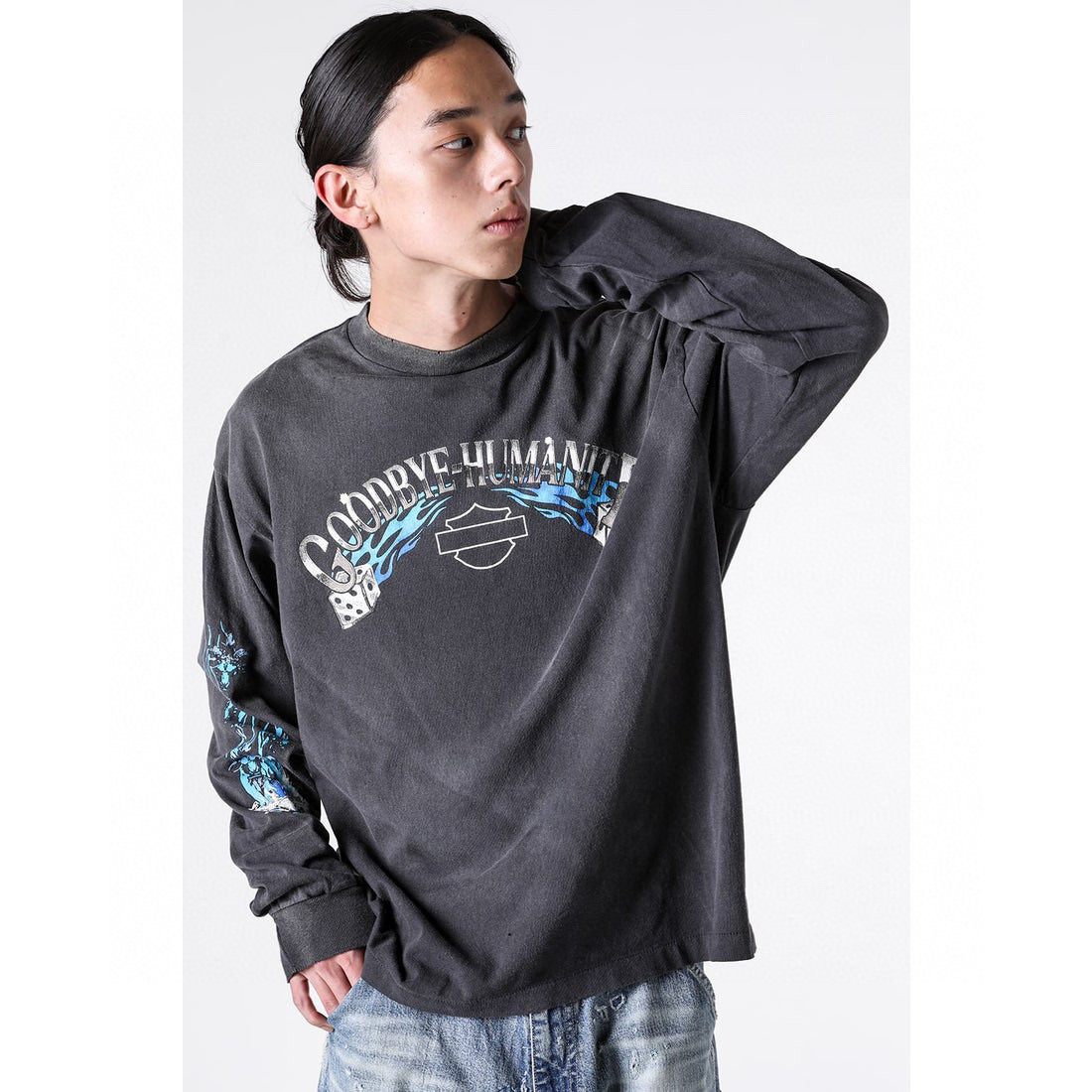 Saint Michael Dice Letter Print Shirt &ndash; Image 2