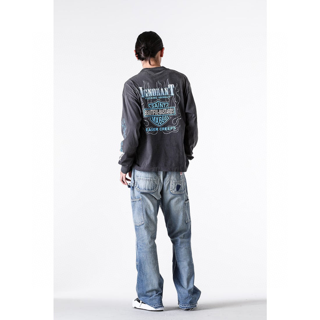 Saint Michael Dice Letter Print Shirt &ndash; Image 3