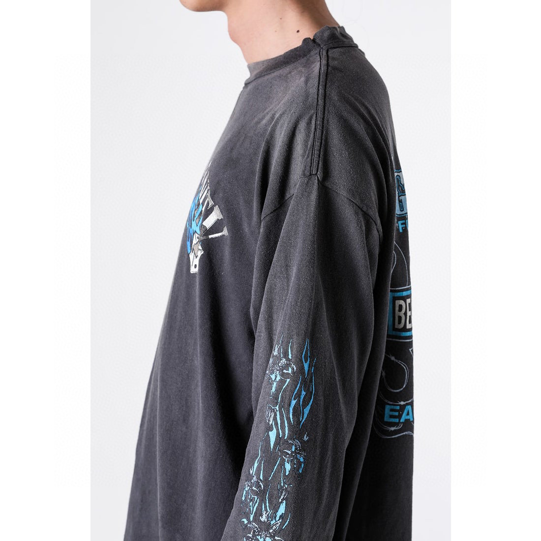 Saint Michael Dice Letter Print Shirt &ndash; Image 4