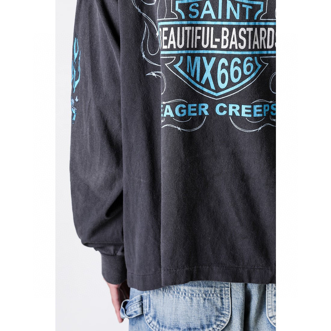 Saint Michael Dice Letter Print Shirt &ndash; Image 5