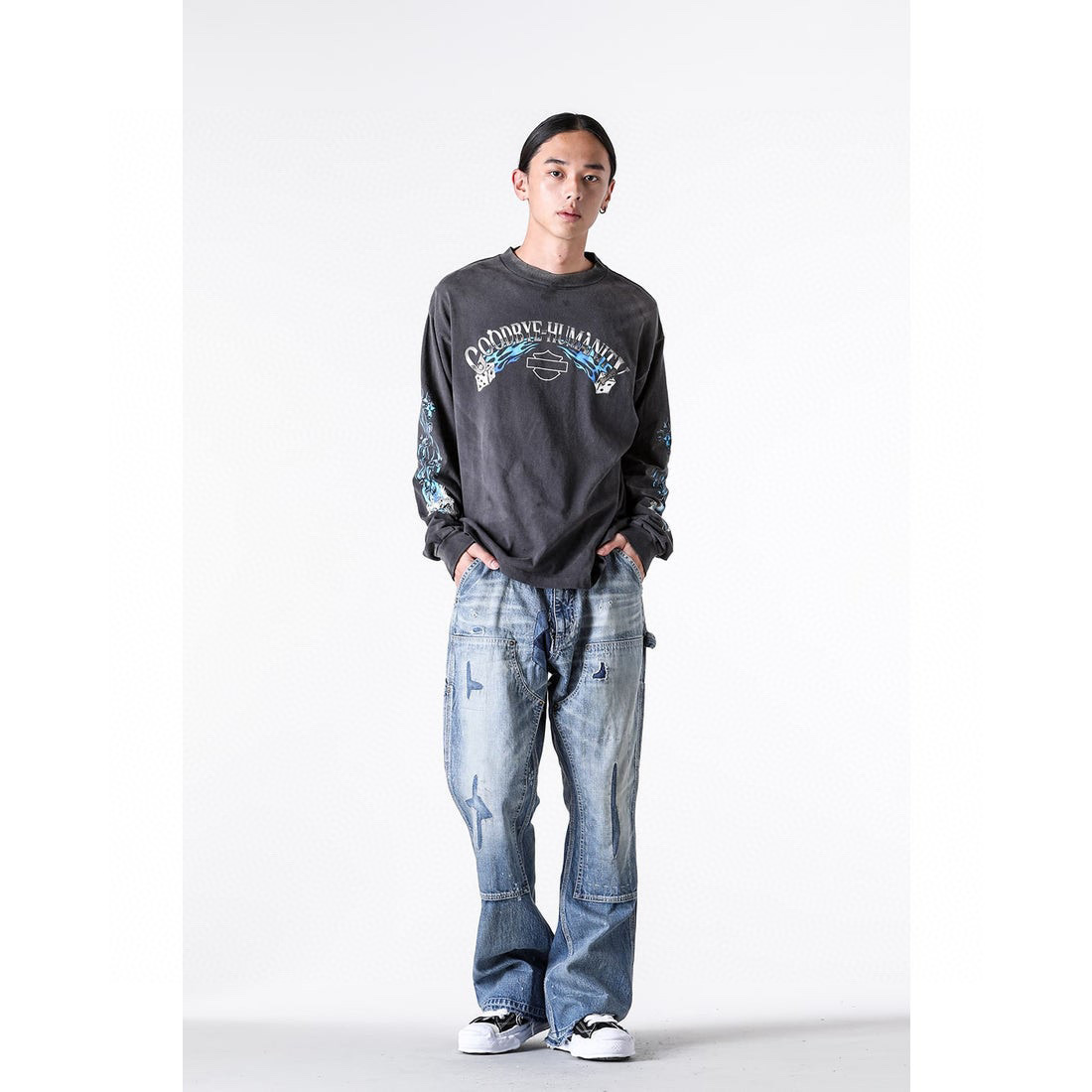 Saint Michael Dice Letter Print Shirt &ndash; Image 6