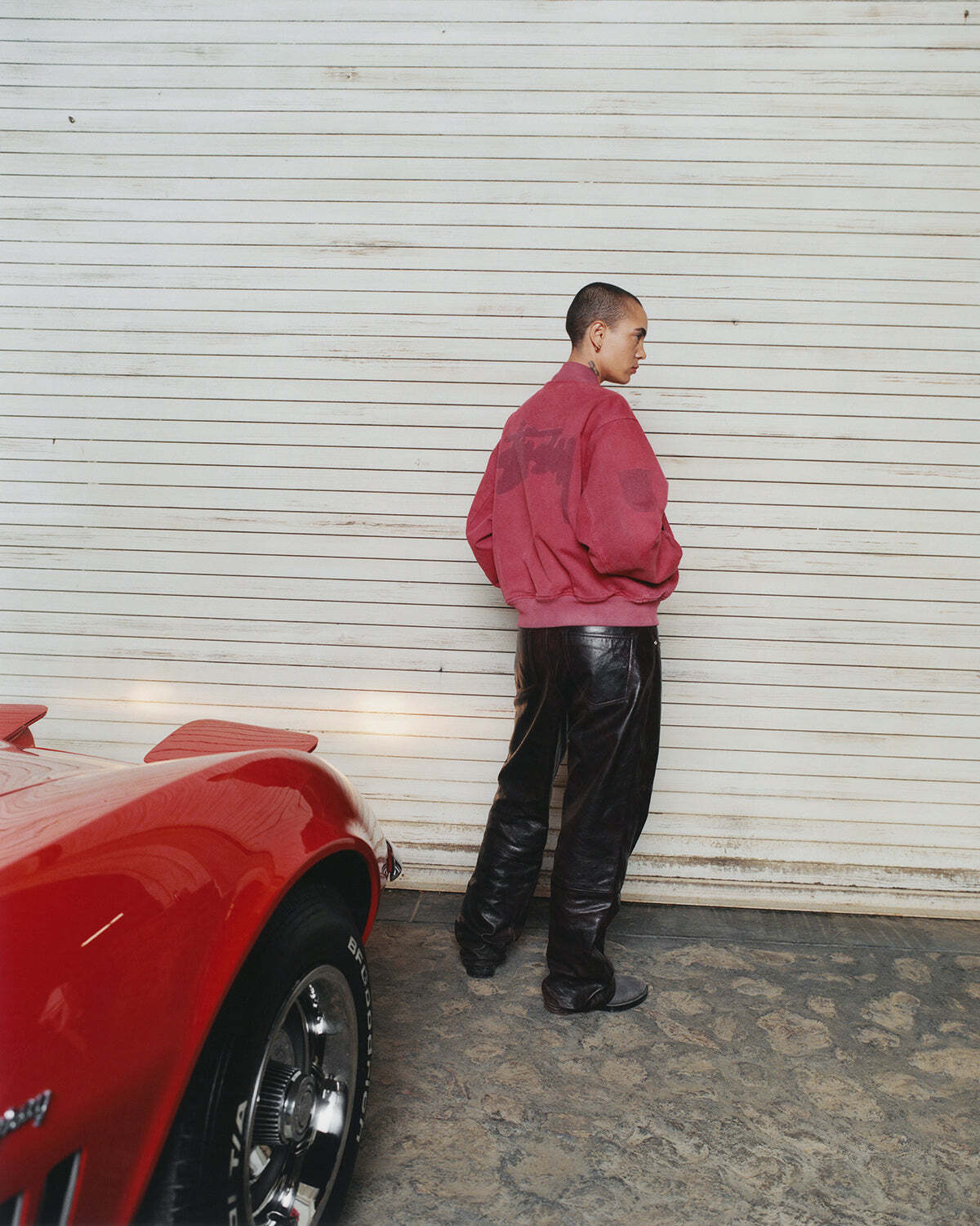 Stussy Blurred Graffiti Letter Print Jacket Red – Image 4 Stussy Blurred Graffiti Letter Print Jacket Red – Image 4