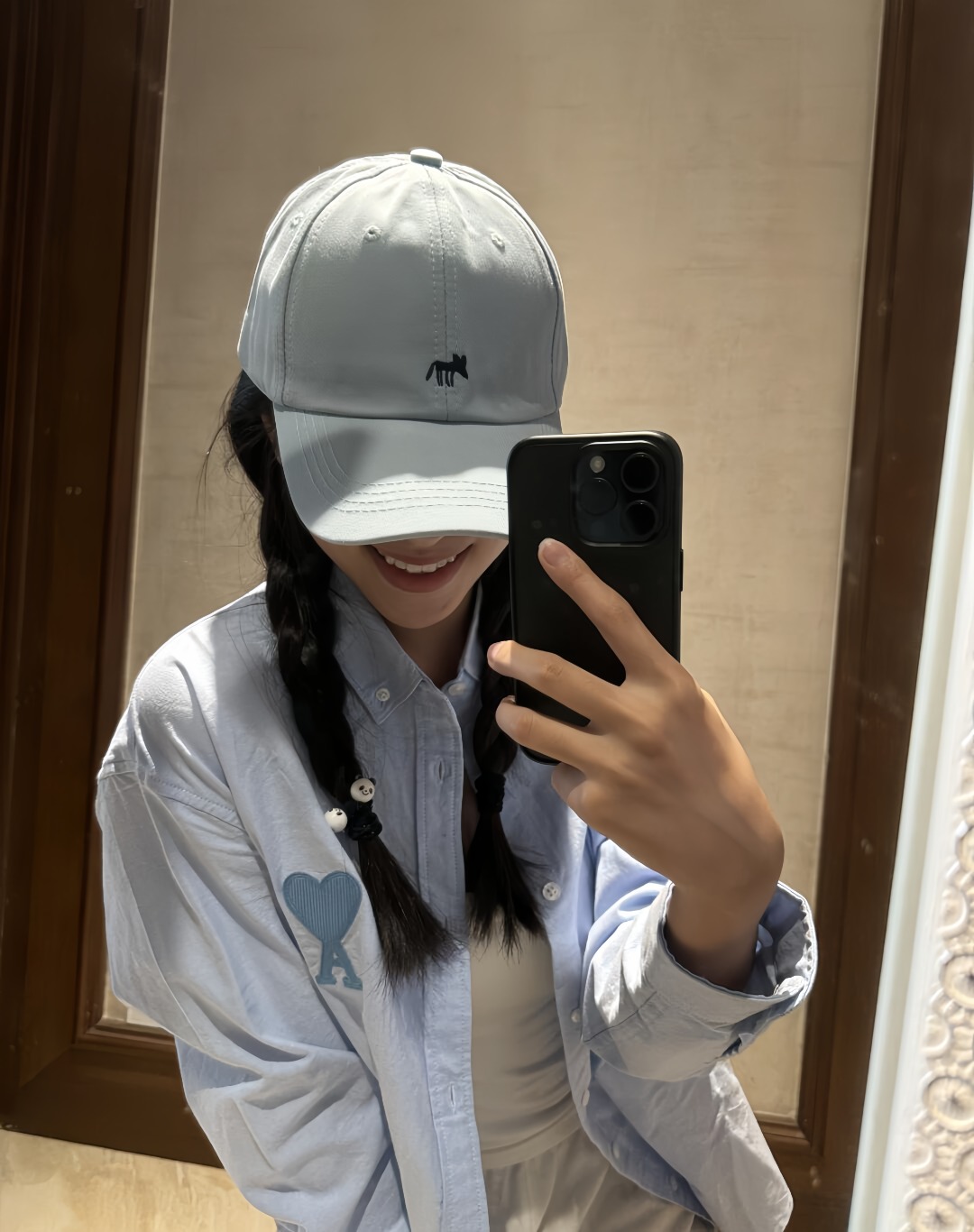 Ami Heart Logo Embroidered Shirt – Image 6 Ami Heart Logo Embroidered Shirt – Image 6