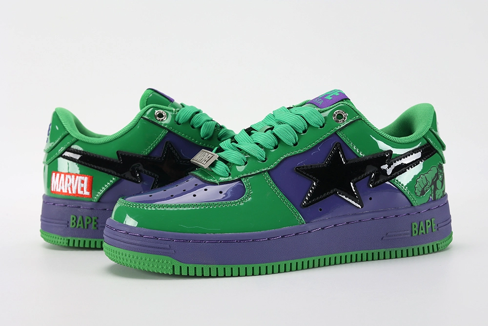 Marvel X Bapesta Hulk Replica