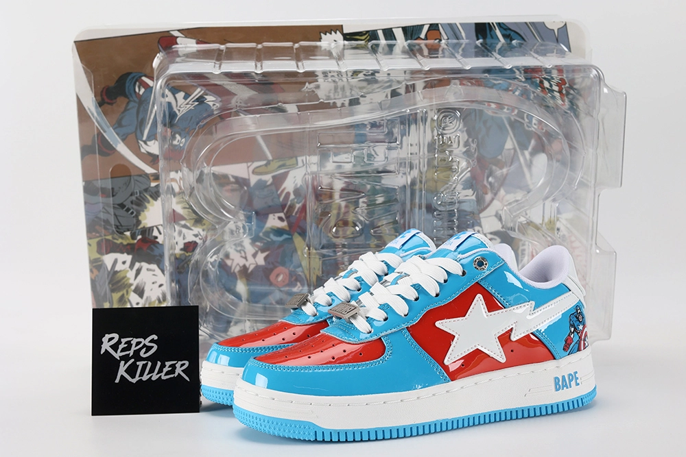Marvel X Bapesta Captain America Replica