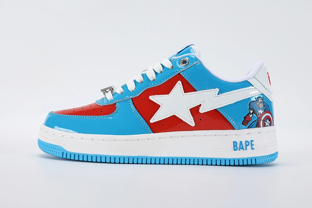 Marvel X Bapesta Captain America Replica