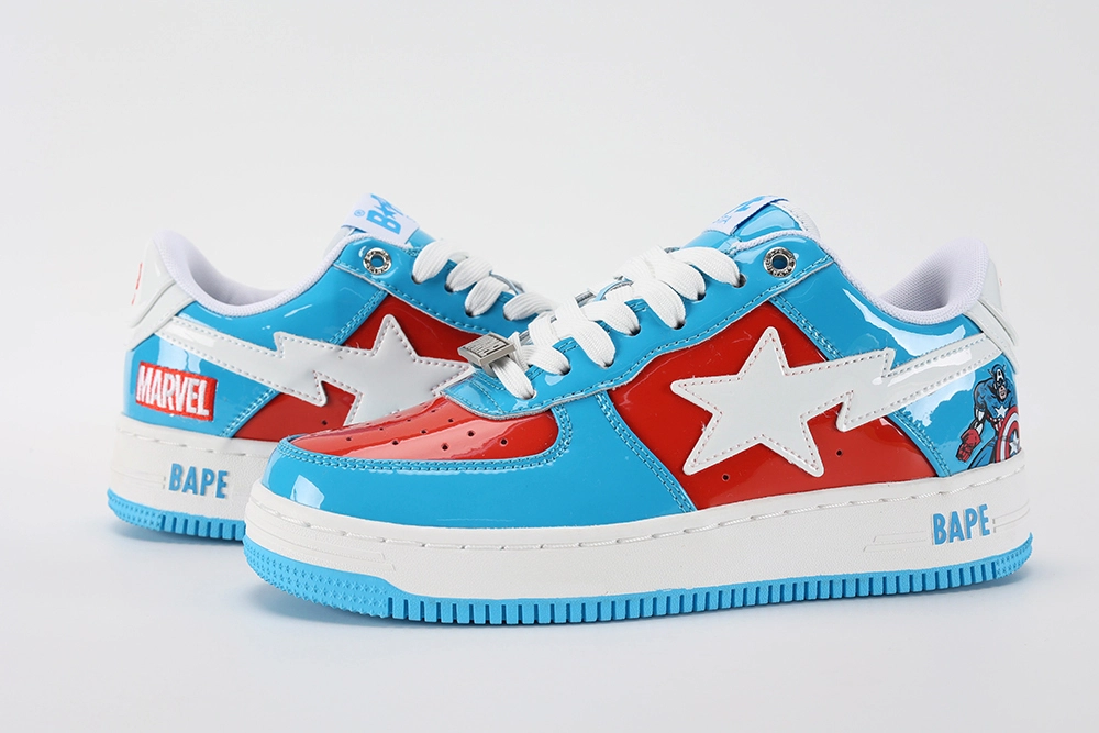 Marvel X Bapesta Captain America Replica