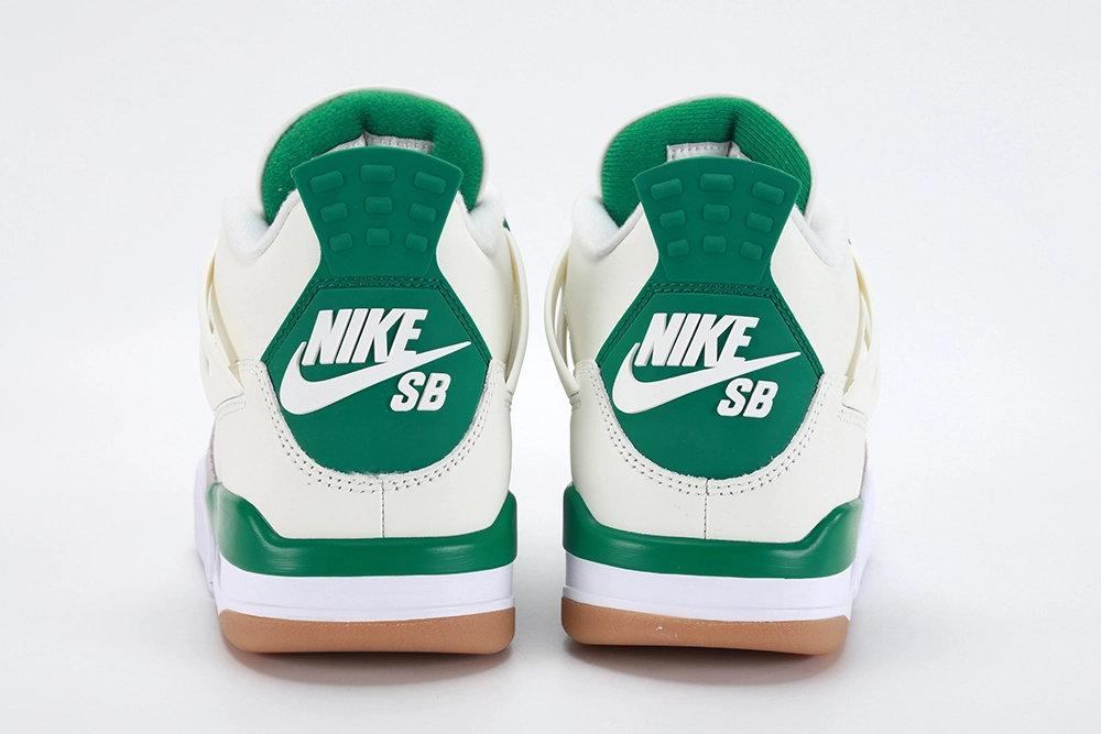 Nike Sb X Air Jordan 4 Retro Pine Green – Image 18 NK SB x Air Jordan 4 Retro 'Pine Green' replica