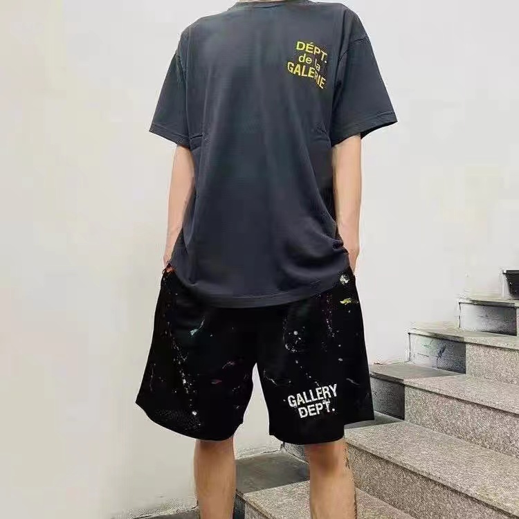 Gallery Dept Splash Paint Mesh Shorts &ndash; Image 3