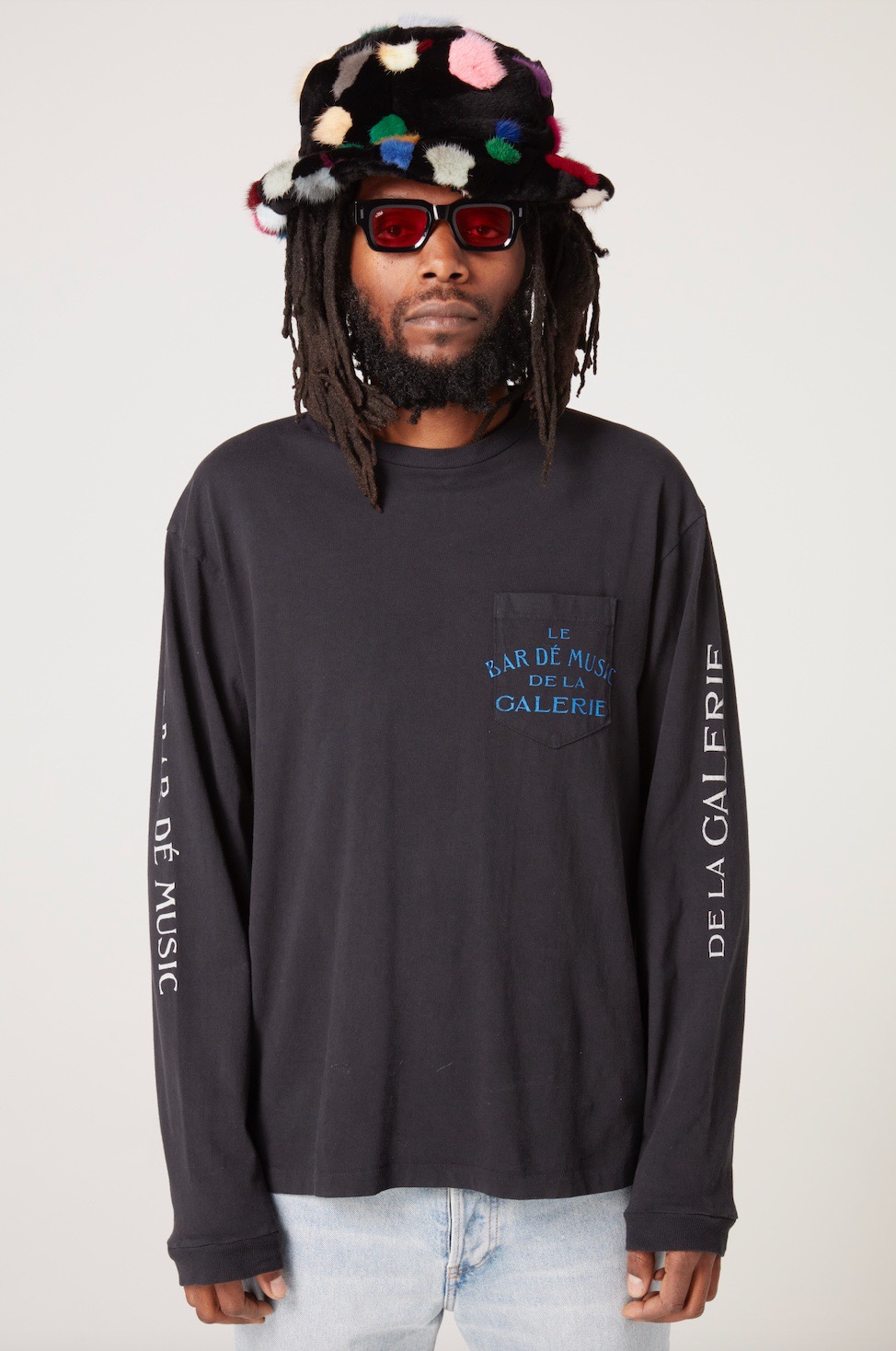 Gallery Dept Music Gallery Letter Print Long Sleeve Shirt &ndash; Image 1
