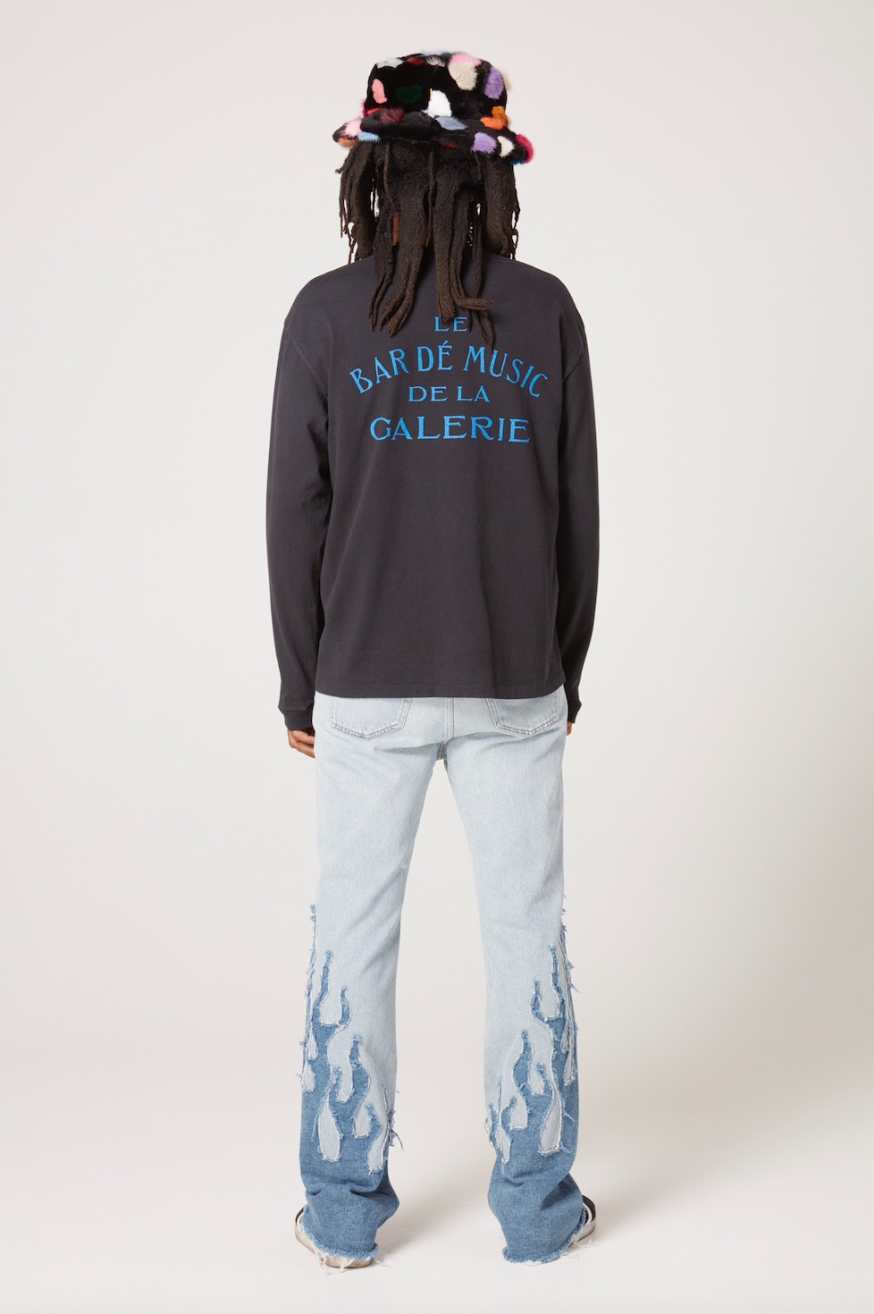 Gallery Dept Music Gallery Letter Print Long Sleeve Shirt &ndash; Image 2