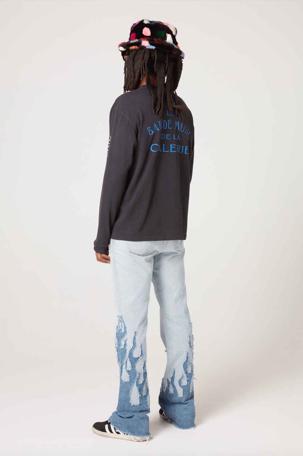 Gallery Dept Music Gallery Letter Print Long Sleeve Shirt &ndash; Image 5