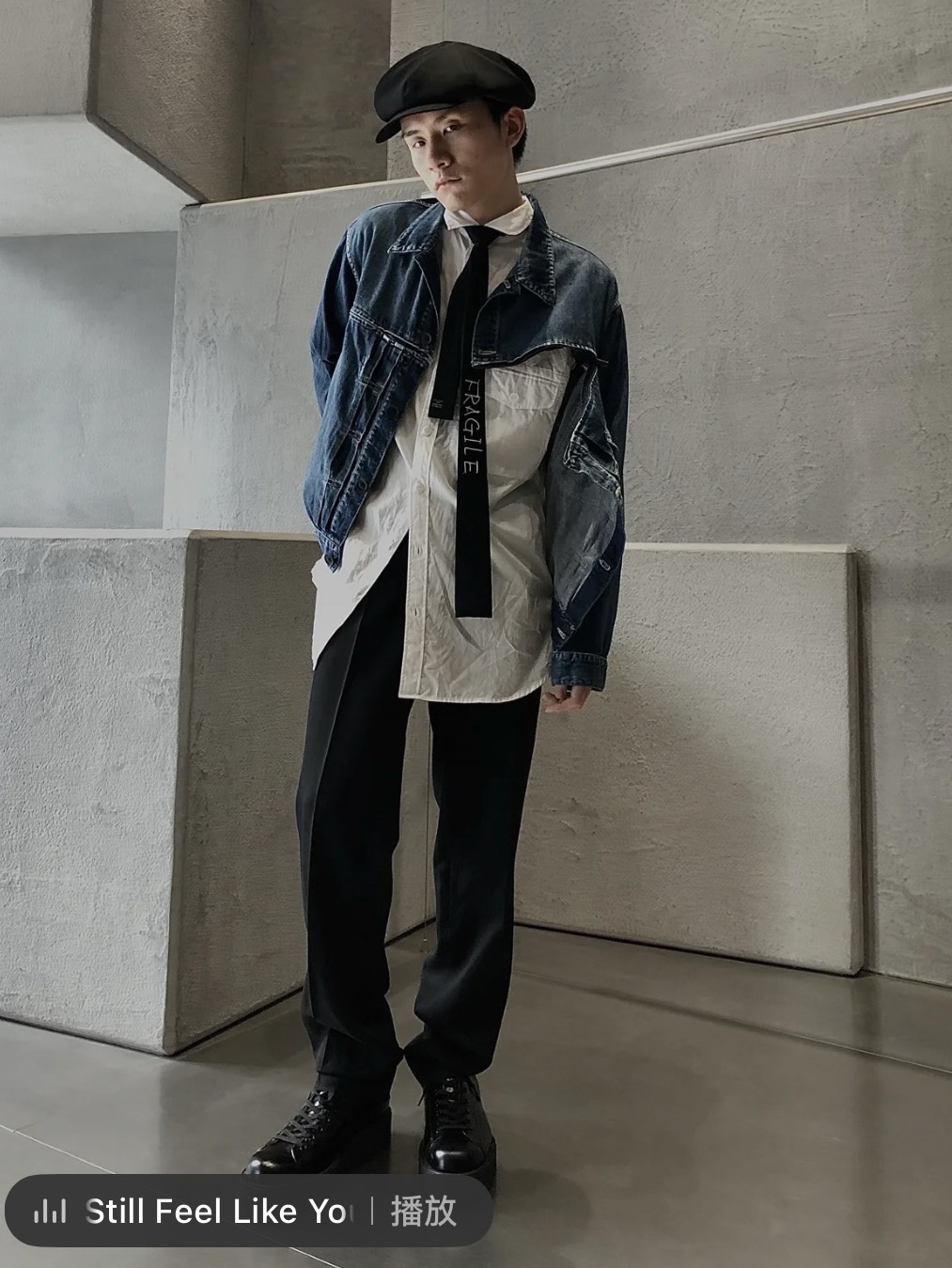 Y 3 Indigo Zip Up Denim Jacket By Yohji Yamamoto – Image 1 Y 3 Indigo Zip Up Denim Jacket By Yohji Yamamoto – Image 1