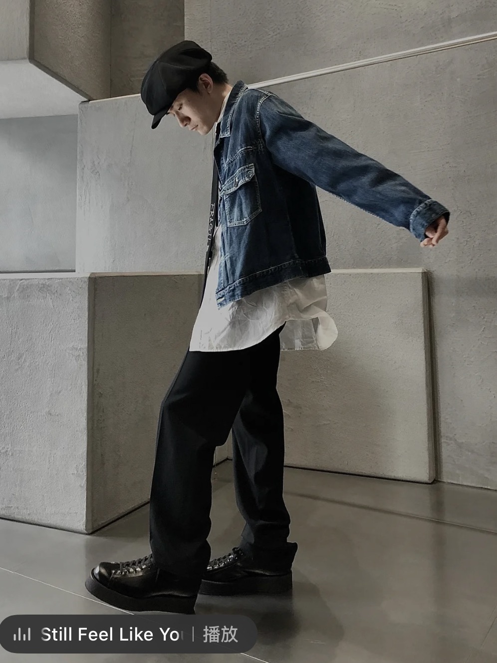 Y 3 Indigo Zip Up Denim Jacket By Yohji Yamamoto – Image 2 Y 3 Indigo Zip Up Denim Jacket By Yohji Yamamoto – Image 2