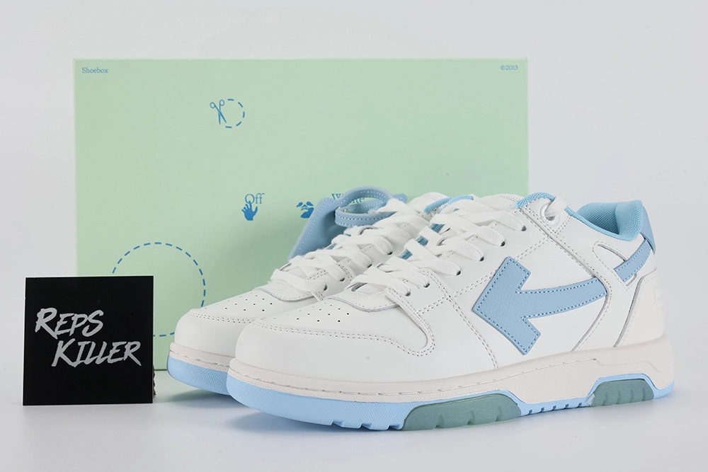 Off White Out Of Office White Blue Replica – Image 1 off-white-out-of office-'white-blue'-replica