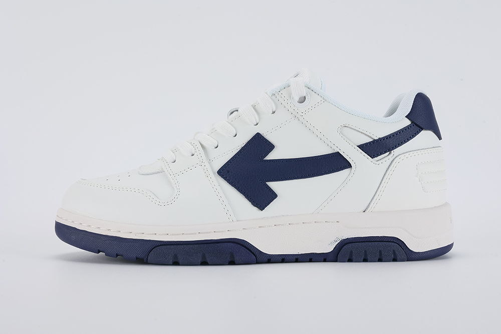 Off White Out Of Office White Navy Blue Replica