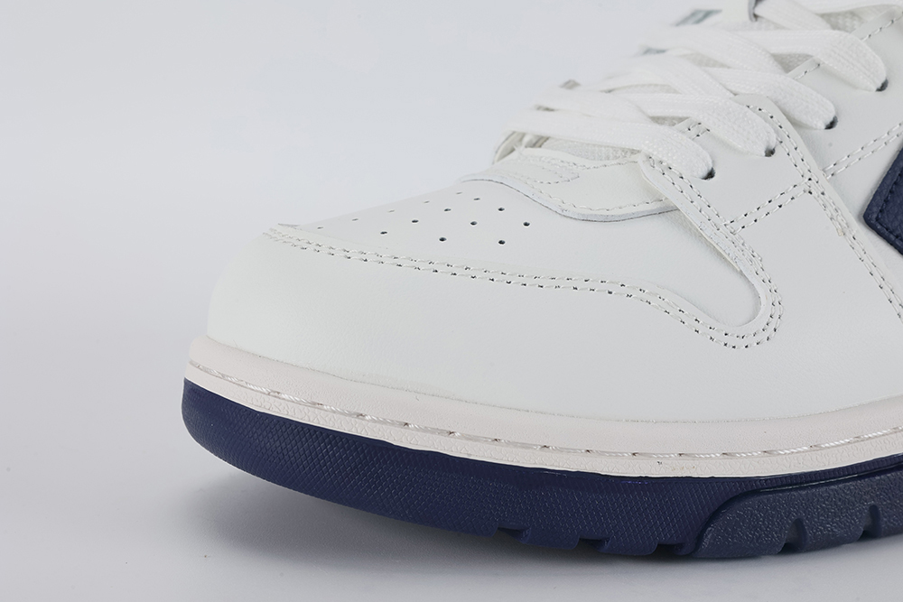 Off White Out Of Office White Navy Blue Replica
