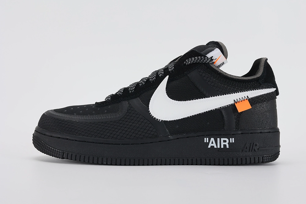 Off White X Air Force 1 Low Black Replica – Image 3 off-white-x-air force-1-low-'black'-replica