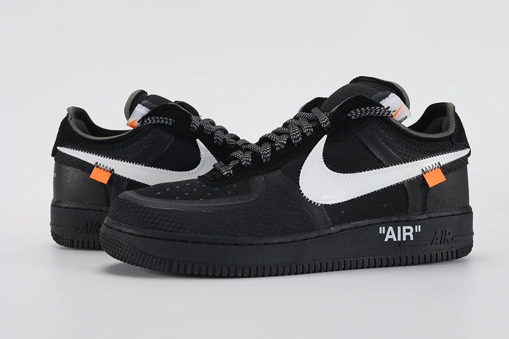 Off White X Air Force 1 Low Black Replica