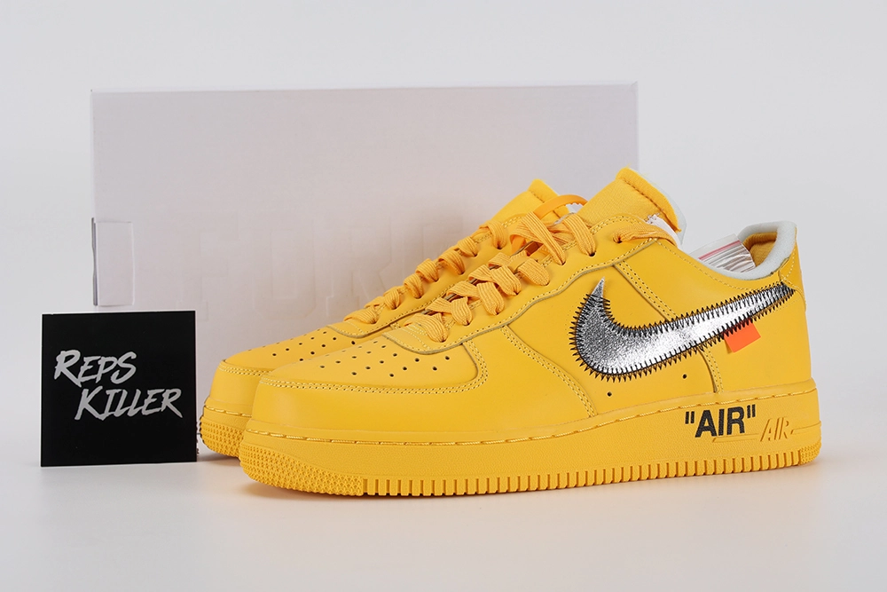 Off White X Air Force 1 Low Lemonade – Image 1 off-white-x-air force-1-low-'lemonade'-replica