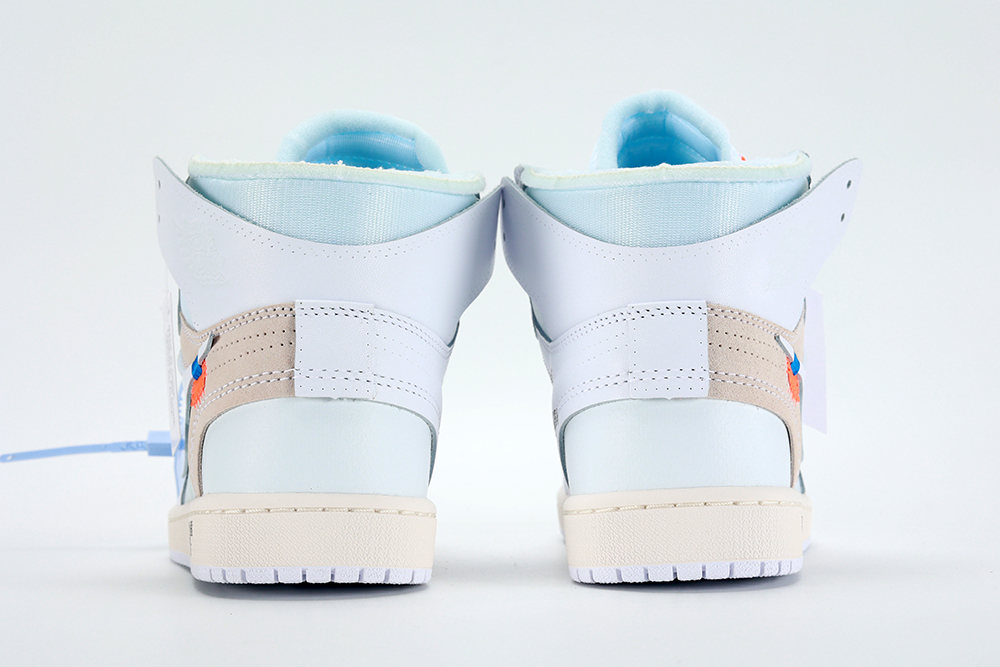 Off White X Air Jordan 1 Retro High Og Bg White 2018 Replica – Image 5 Off-White x Air Jordan 1 Retro High OG BG 'White' 2018 Replica