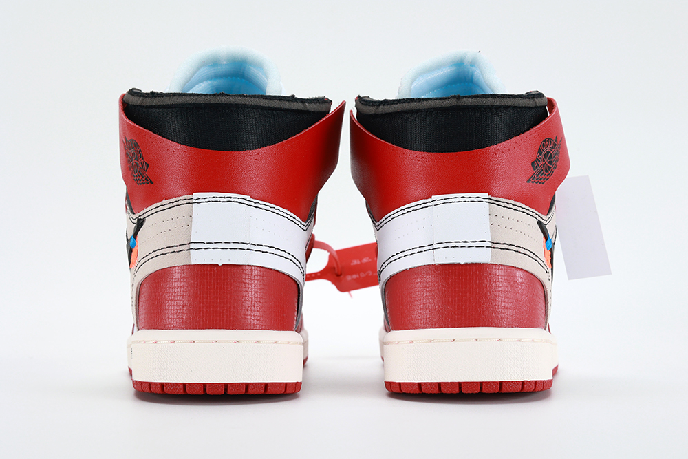 Off White X Air Jordan 1 Retro High Og Chicago – Image 11 Off-White x Air Jordan 1 Retro High OG 'Chicago' Replica