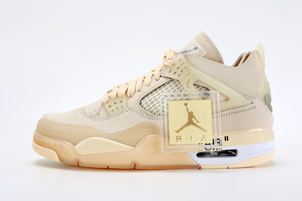 Off White X Air Jordan 4 Sp Sail