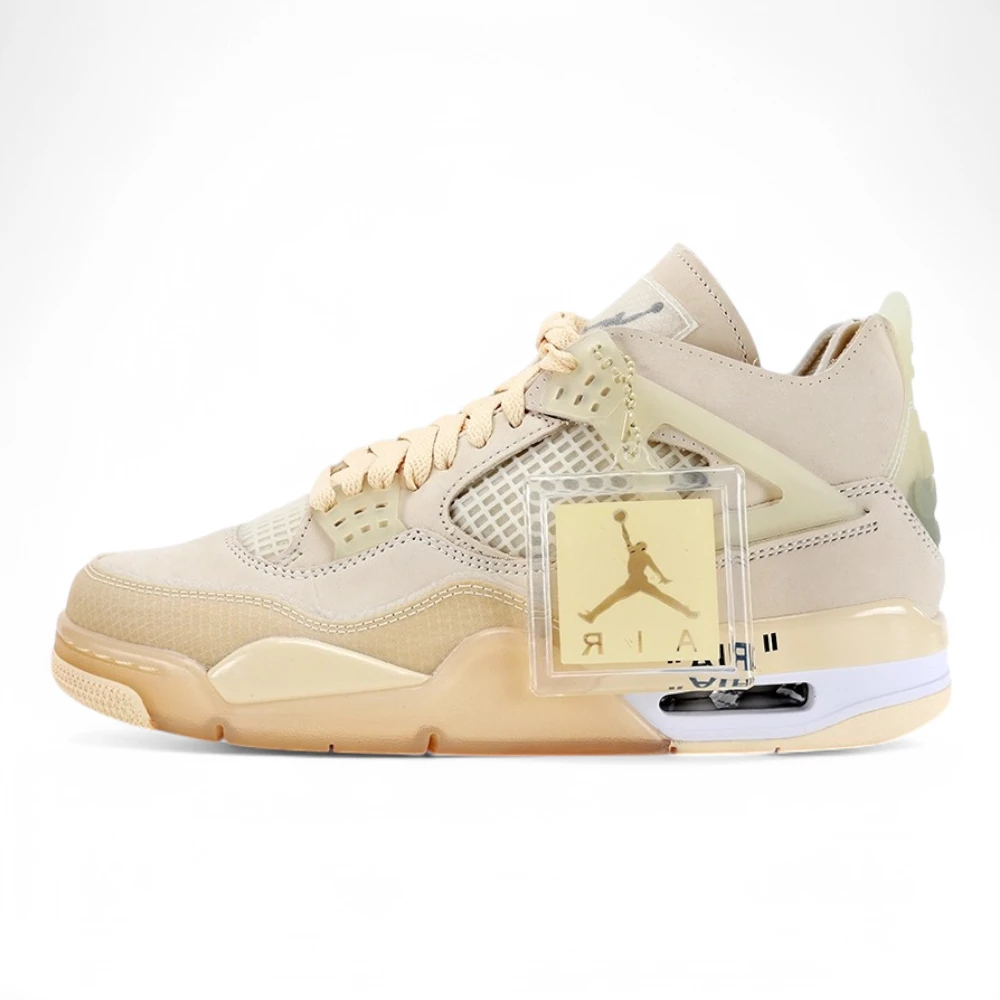 Off White X Air Jordan 4 Sp Sail