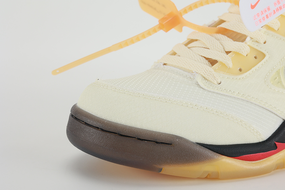 Off White X Air Jordan 5 Sp Sail Replica