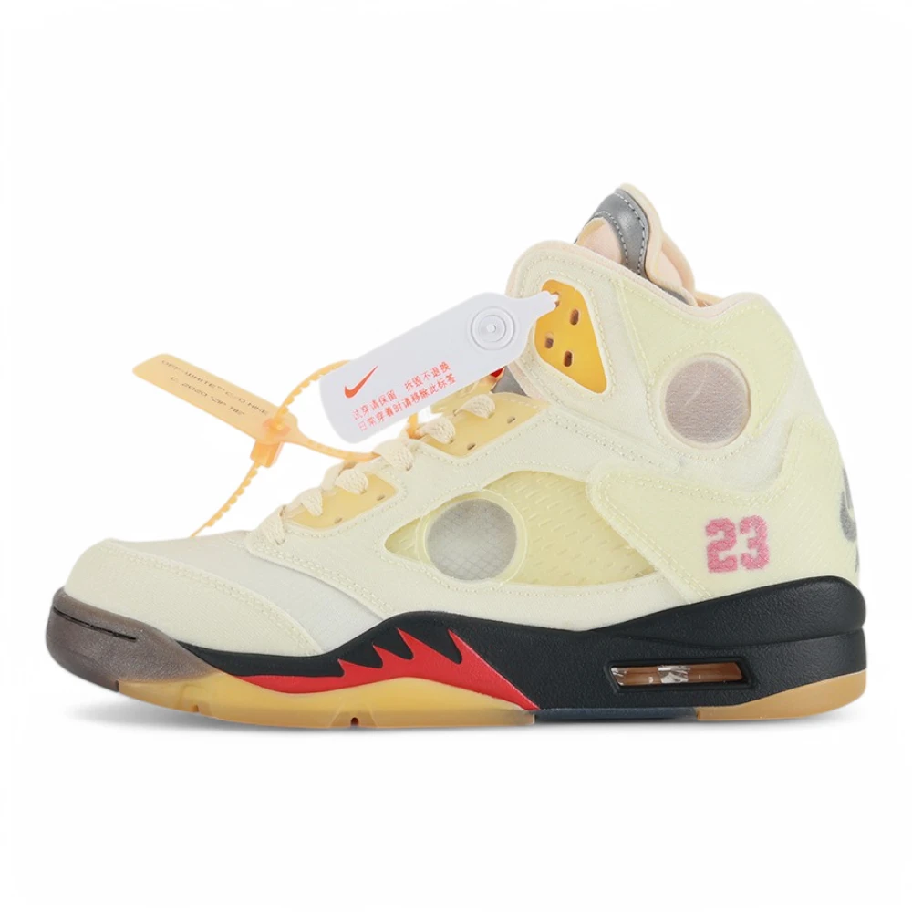 Off White X Air Jordan 5 Sp Sail Replica