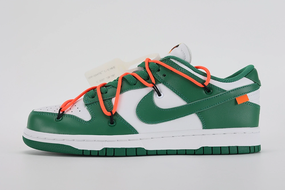Off White X Dunk Low Pine Green – Image 3 off-white-x-dunk-low-'pine-green'-replica