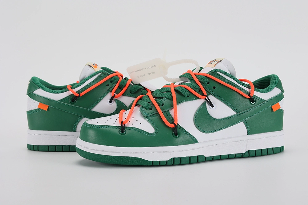 Off White X Dunk Low Pine Green – Image 2 off-white-x-dunk-low-'pine-green'-replica