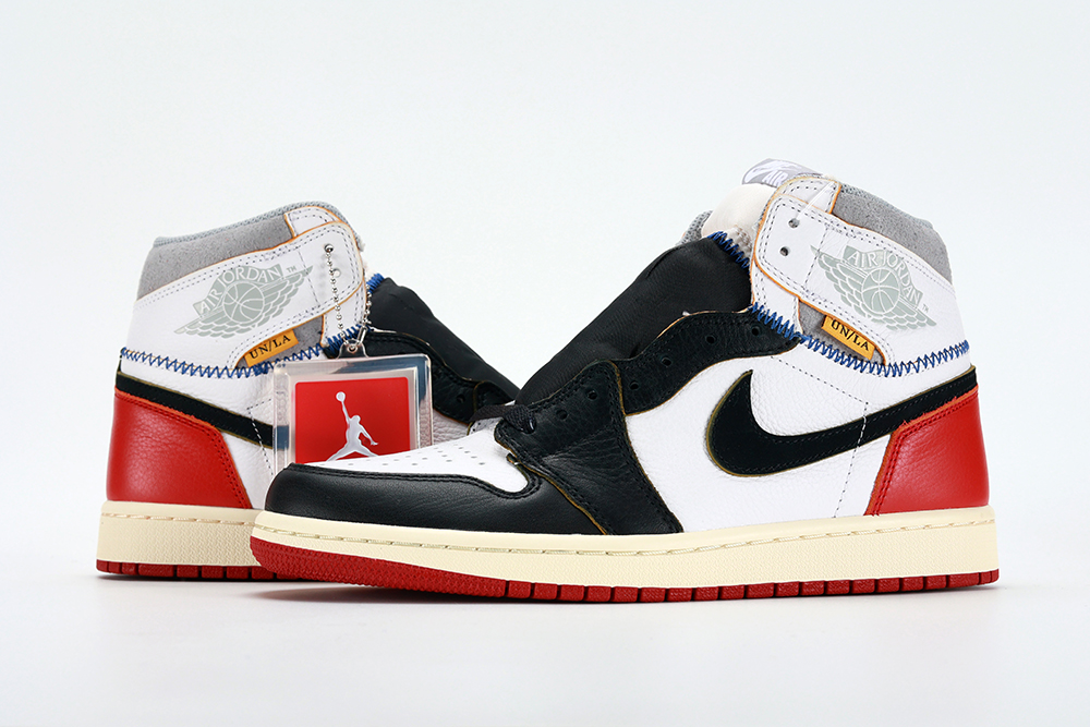 Union La X Air Jordan 1 Retro High Nrg Black Toe – Image 2 Union LA x Air Jordan 1 Retro High NRG 'Black Toe' replica