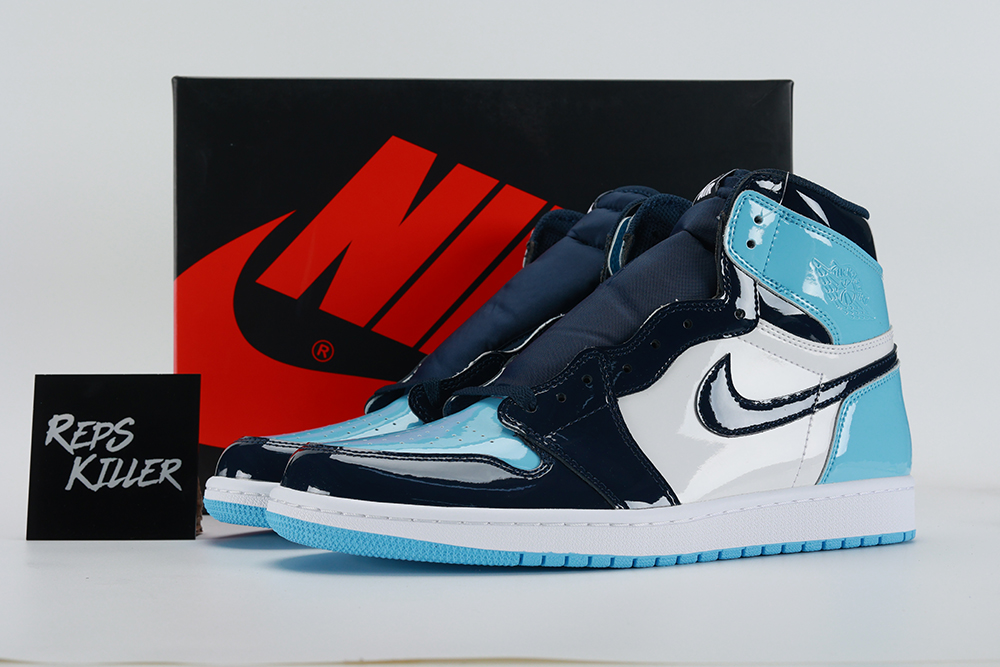 Air Jordan 1 Retro High Og Blue Chill – Image 1 Wmns Air Jordan 1 Retro High OG 'Blue Chill' replica