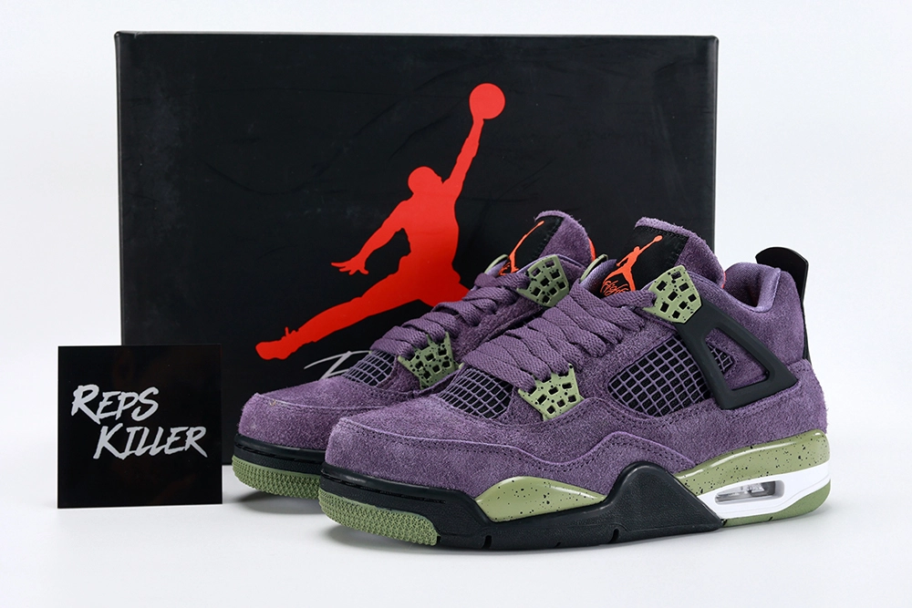 Wmns Air Jordan 4 Retro Canyon Purple – Image 1 Air Jordan 4 Retro Canyon Purple replica