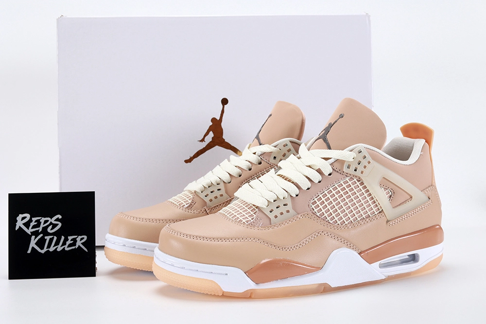 Wmns Air Jordan 4 Retro Shimmer – Image 1 Wmns Air Jordan 4 Retro Shimmer replica