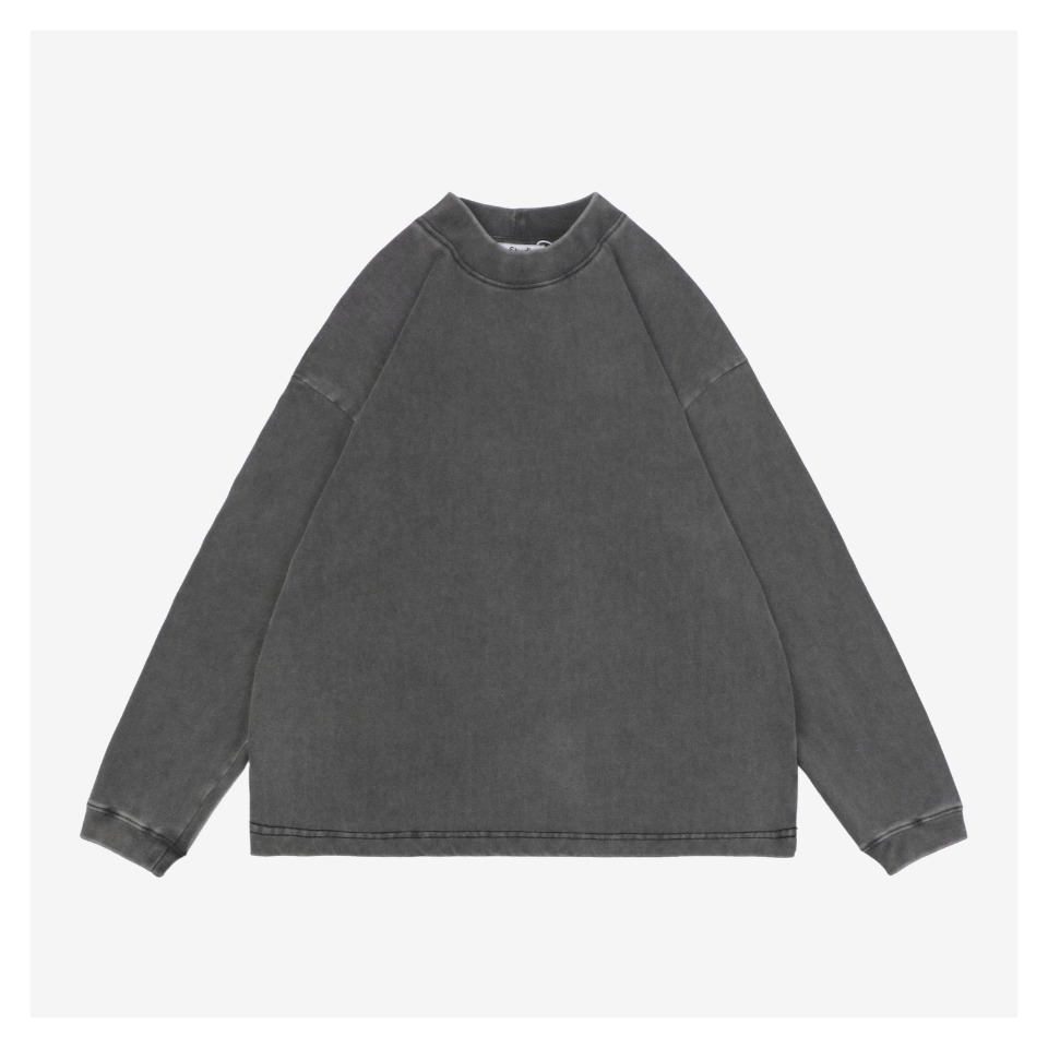 wsxcWeb_30bf4b5b_o_1i4oj41531bed1ne0deud241cni2.jpeg.jpg Acne Studios Back Transparent Logo Washed Long Sleeve Shirt