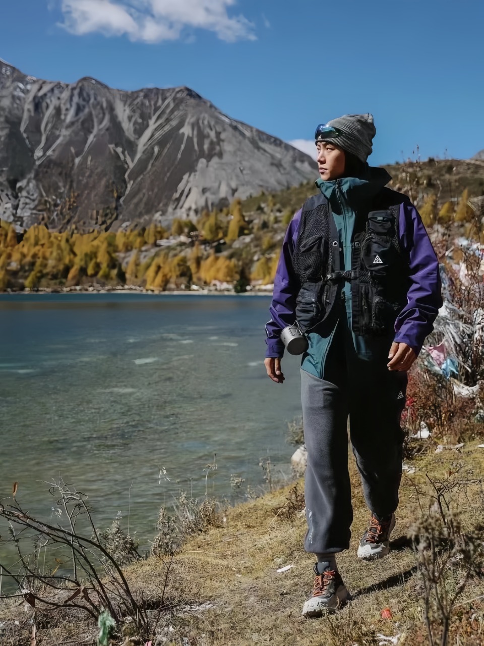 Acg Gore Tex Technical Hooded Shell Jacket Green Purple – Image 2 Acg Gore Tex Technical Hooded Shell Jacket Green Purple – Image 2
