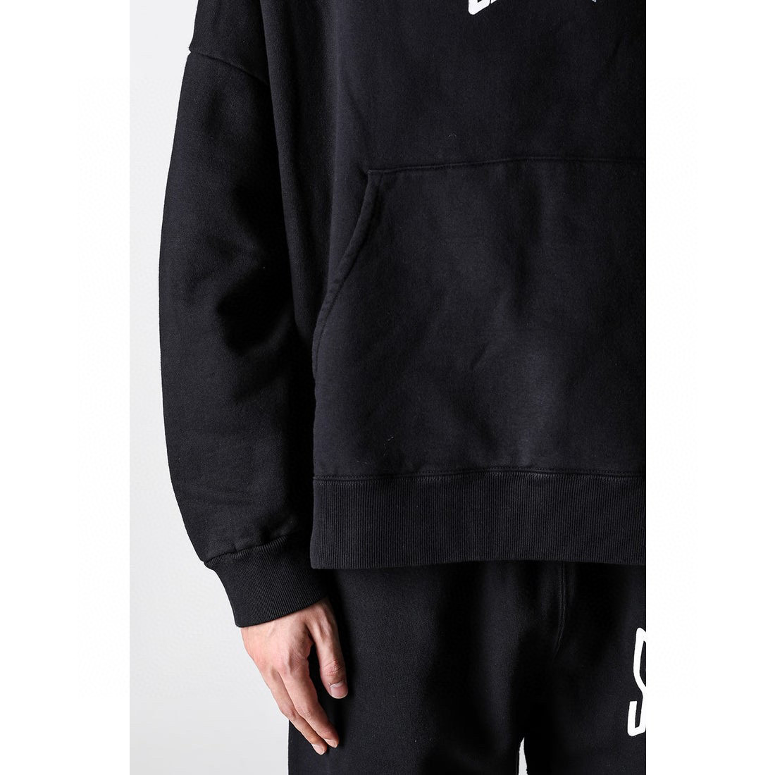 Saint Michael Ribon Saint Letter Print Hoodie &ndash; Image 1