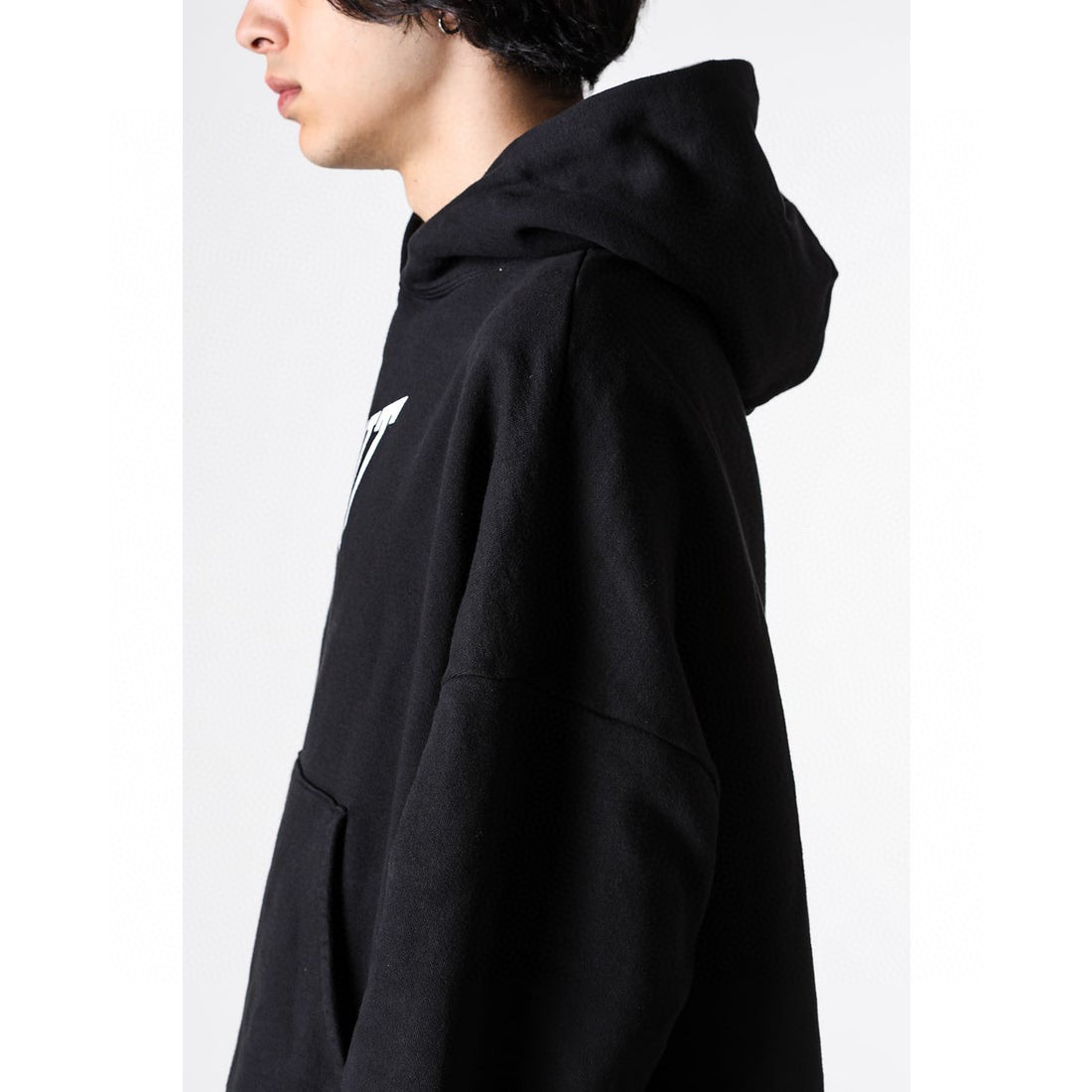 Saint Michael Ribon Saint Letter Print Hoodie &ndash; Image 4