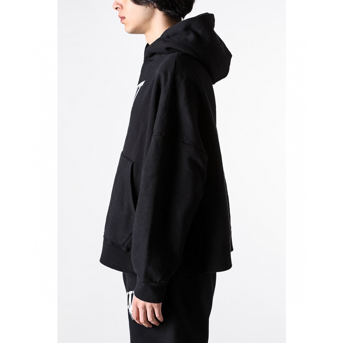Saint Michael Ribon Saint Letter Print Hoodie &ndash; Image 9